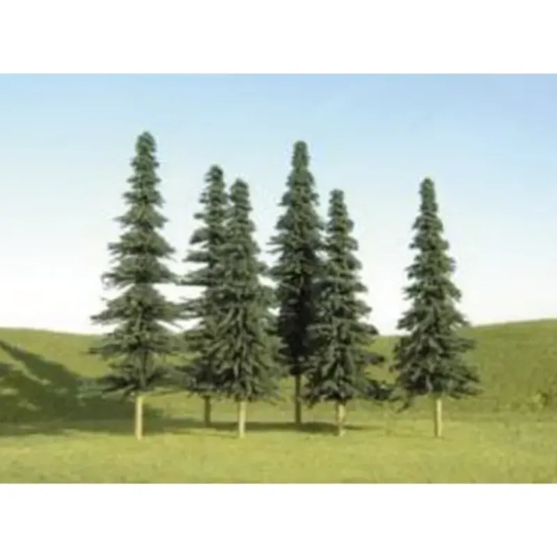 Trains|Bachmann 32158 Scene Scapes 4"-6" Spruce Trees (Set of 24) - Model Train Junction: Quality Parts and Art Supplies