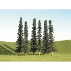 Trains|Bachmann 32156 Scene Scapes 4"-6" Conifer Trees (Set of 24) - Model Train Junction: Quality Parts and Art Supplies