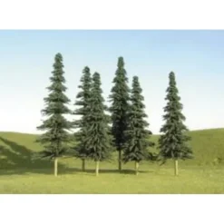 Trains|Bachmann 32104 Scene Scapes 3"-4" Spruce Trees (Set of 9) - Model Train Junction: Quality Parts and Art Supplies