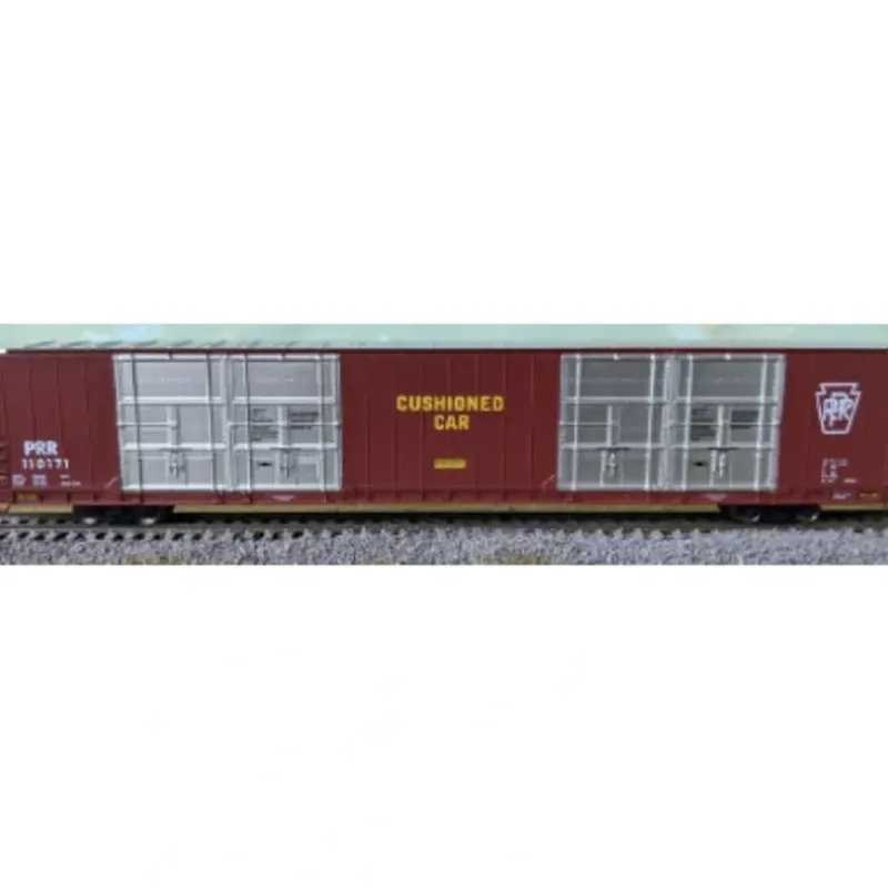 Blueford Shops, N Scale, 87330, 86 Quad Door Boxcar, PRR, post-'74, #110160 - Model Train Junction: Quality Parts and Art Supplies New