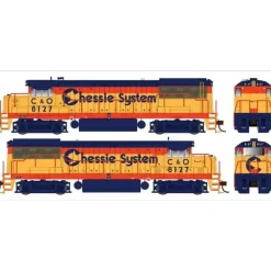 Bowser, 25135, HO Scale, GE U25B Phase IIa, Chessie System C&O, #8113, DCC Ready - Model Train Junction: Quality Parts and Art Supplies New