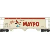 Bowser, 38148, N Scale, 3-Bay Cylindrical Covered Hopper, Maypo, #17481 - Model Train Junction: Quality Parts and Art Supplies New