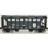 Bowser, HO Scale, 42759, 70-Ton 2-Bay Covered Hopper, McMillen Feed, #101 - Model Train Junction: Quality Parts and Art Supplies New
