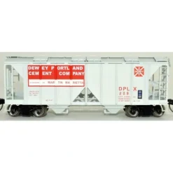 Bowser, HO Scale, 42752, 70-Ton 2-Bay Covered Hopper, Dewey Portland Cement, #212 - Model Train Junction: Quality Parts and Art Supplies Online