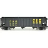 Bowser, HO Scale, #42913, 70-Ton 12-Panel Triple Hopper, C&O CSX, #141405 - Model Train Junction: Quality Parts and Art Supplies Online
