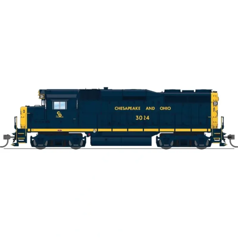 Trains|Broadway Limited 9135 HO C&O EMD GP30 Diesel Locomotive Sound & DCC #3024 - Model Train Junction: Quality Parts and Art Supplies