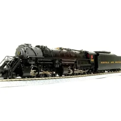 Trains|Broadway Limited 2102 HO Norfolk & Western Y6b 2-8-8-2 221 Tender #2198 - Model Train Junction: Quality Parts and Art Supplies