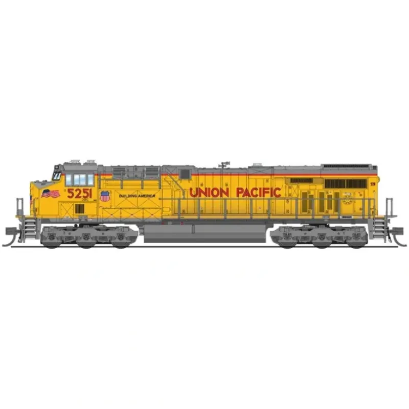 Broadway Limited Imports, 8641, N Scale, GE ES44AC, UP, #5251, DCC Ready - Model Train Junction: Quality Parts and Art Supplies Online