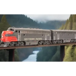 Broadway Limited Imports, HO Scale, 8196, F7 A/B Diesels, SP, #6233/8148, (Equipped with Paragon4 Sound/DC/DCC) - Model Train Junction: Quality Parts and Art Supplies Outlet
