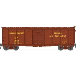 Broadway Limited Imports, N Scale, 7284, USRA 40' Steel Box Cars, Union Pacific, (2 Pack) - Model Train Junction: Quality Parts and Art Supplies Outlet