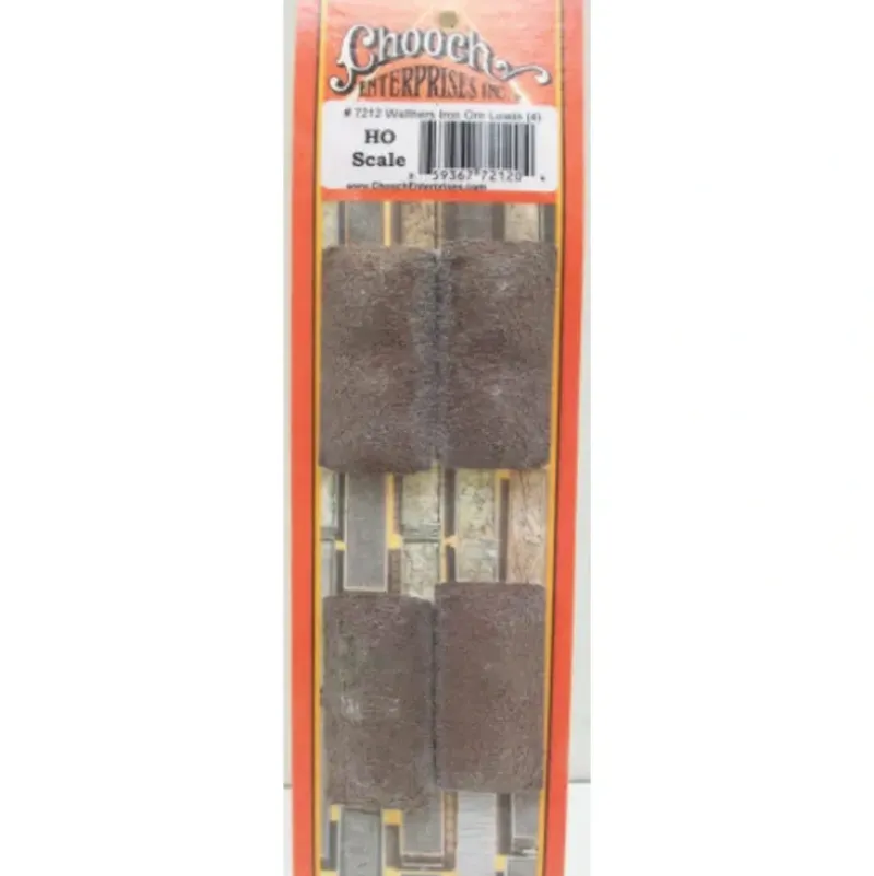 Trains|Chooch Enterprises 7212 HO Iron Ore Load 4-Piece Set - Model Train Junction: Quality Parts and Art Supplies