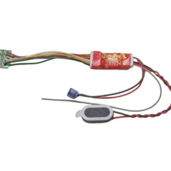 Digitrax, SDXN136PS 16-Bit Premium, 1 Amp, DCC & Sound w/Speaker, 8-Pin Plug - Model Train Junction: Quality Parts and Art Supplies Sale