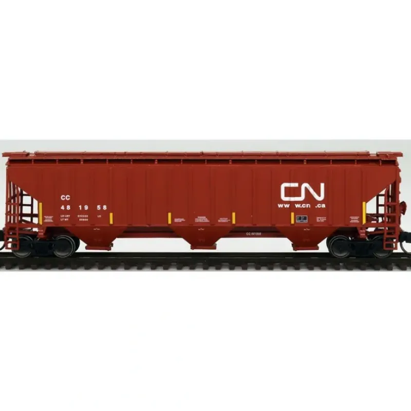 InterMountain, 653114-06, N Scale, 4750 Cu Ft. 3-Bay Hopper, Canadian National/ Chicago Central & Pacific , #482037 - Model Train Junction: Quality Parts and Art Supplies Online