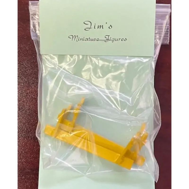 Trains|Jim''s O Scale Pewter Hand Painted Sawhorse (Pack of 2) - Model Train Junction: Quality Parts and Art Supplies