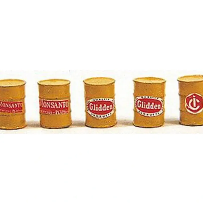 Trains|JL Innovative Design 413 HO Yellow Painted&Labeled Industrial Series (Pack of 5) - Model Train Junction: Quality Parts and Art Supplies