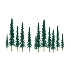 Trains|JTT Scenery Products 92011 HO 4-6" Super Scenic Conifer Tree (Pack of 24) - Model Train Junction: Quality Parts and Art Supplies