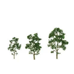Trains|JTT Scenery Products 92057 N 3.5-4" Premium Maple Tree (Pack of 2) - Model Train Junction: Quality Parts and Art Supplies