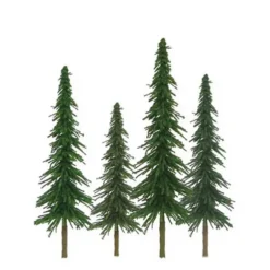 Trains|JTT Scenery Products 92028 O 6-10" Spruce Trees (Set of 12) - Model Train Junction: Quality Parts and Art Supplies