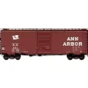 Trains*Kadee 4501 HO Ann Arbor 40' PS-1 Boxcar with 6' Youngstown Door #371 - Model Train Junction: Quality Parts and Art Supplies