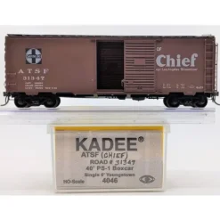 Trains*Kadee 4046 HO Atchison, Topeka & Santa Fe El Captain 40' PS-1 Boxcar - Model Train Junction: Quality Parts and Art Supplies
