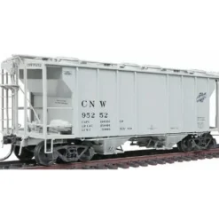 Trains*Kadee 8217 HO Chicago & North Western PS-2 Covered Hopper #95252 - Model Train Junction: Quality Parts and Art Supplies