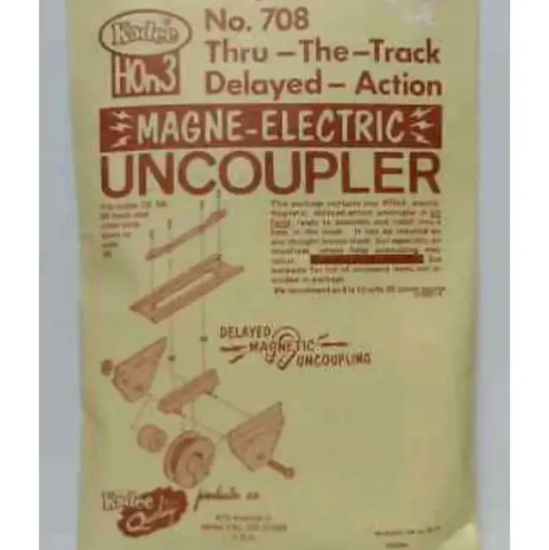 Trains*Kadee 708 HOn3 Thru-The-Ties Delayed Action Electric Uncoupler Kit - Model Train Junction: Quality Parts and Art Supplies