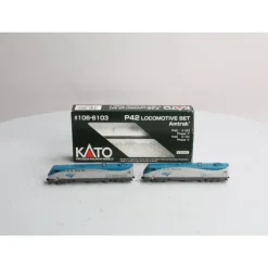 Trains*Kato 106-6103 Amtrak Phase V Set #123 & #134 - Model Train Junction: Quality Parts and Art Supplies