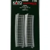 Trains*Kato 2-290 HO Code 83 34-1/8" Radius 10 Curved UniTrack (Pack of 2) - Model Train Junction: Quality Parts and Art Supplies