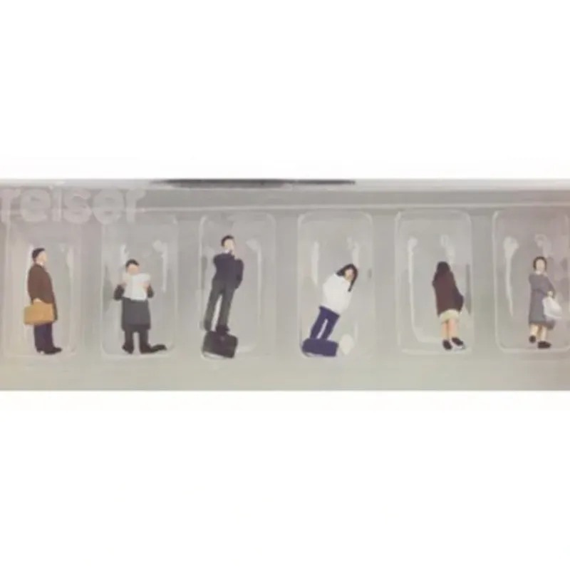 Trains*Kato 24-204 Japanese Standing Passengers Figures (Set of 6) - Model Train Junction: Quality Parts and Art Supplies