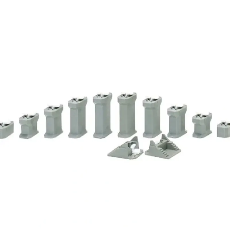 Trains|Kato 23-015 N 1/2" to 2" Incline Pier 15-50 mm Set (Set of 12) - Model Train Junction: Quality Parts and Art Supplies