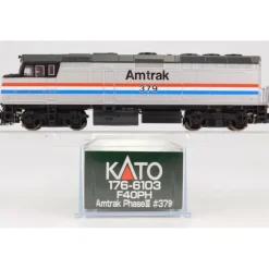 Trains*Kato 176-6103 N Scale Amtrak/Phase III F40PH Diesel Locomotive #379 - Model Train Junction: Quality Parts and Art Supplies