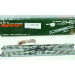 Trains*Kato 20-210 N Scale 12-3/16" 310 mm Double Crossover UniTrack - Model Train Junction: Quality Parts and Art Supplies