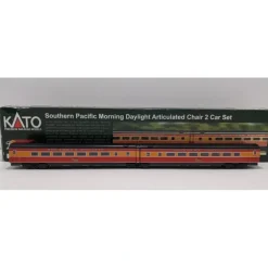 Trains*Kato 106-6305 N Southern Pacific 'Morning Daylight' Articulated Car Set #1 LN/Box - Model Train Junction: Quality Parts and Art Supplies