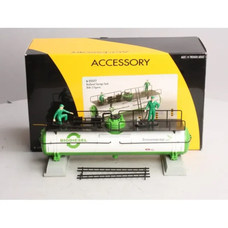 Trains*K-Line 6-22577 O Biodiesel Storage Tank with 2 Figures - Model Train Junction: Quality Parts and Art Supplies