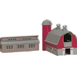 Trains*K-Line 6-21385 O By Lionel Barn & Chicken Coop Building Kit - Model Train Junction: Quality Parts and Art Supplies