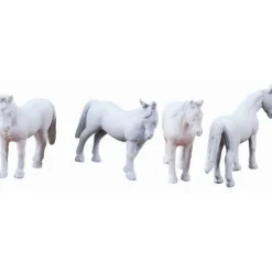 Trains*K-Line 6-22579 O By Lionel Circus Horses Animals Figures Unpainted (Set of 4) - Model Train Junction: Quality Parts and Art Supplies