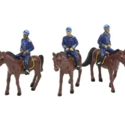 Trains*K-Line 6-21377 O Scale Lionel Mounted Police Figures W/Horses (Set of 3) - Model Train Junction: Quality Parts and Art Supplies
