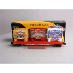 Trains*K-Line 6-22228 Ringling Brothers Flat Car #54 with 3 Circus Wagons - Model Train Junction: Quality Parts and Art Supplies