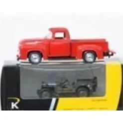 Trains*K-Line K94204 1:43 Red 1953 Ford F-100 Pickup - Model Train Junction: Quality Parts and Art Supplies