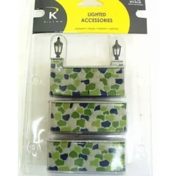 Trains*K-Line K010512 Fieldstone Fence Wall w/ Ligt Posts (6) - Model Train Junction: Quality Parts and Art Supplies