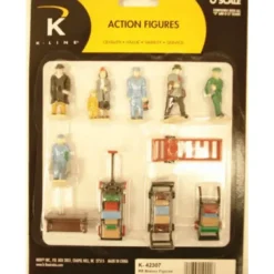 Trains*K-Line K42307 O And O-27 RR Station Figures & Accessories - Model Train Junction: Quality Parts and Art Supplies