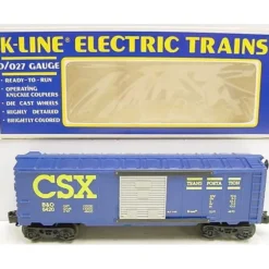 Trains*K-Line K6420 O Gauge CSX Boxcar EX/Box - Model Train Junction: Quality Parts and Art Supplies