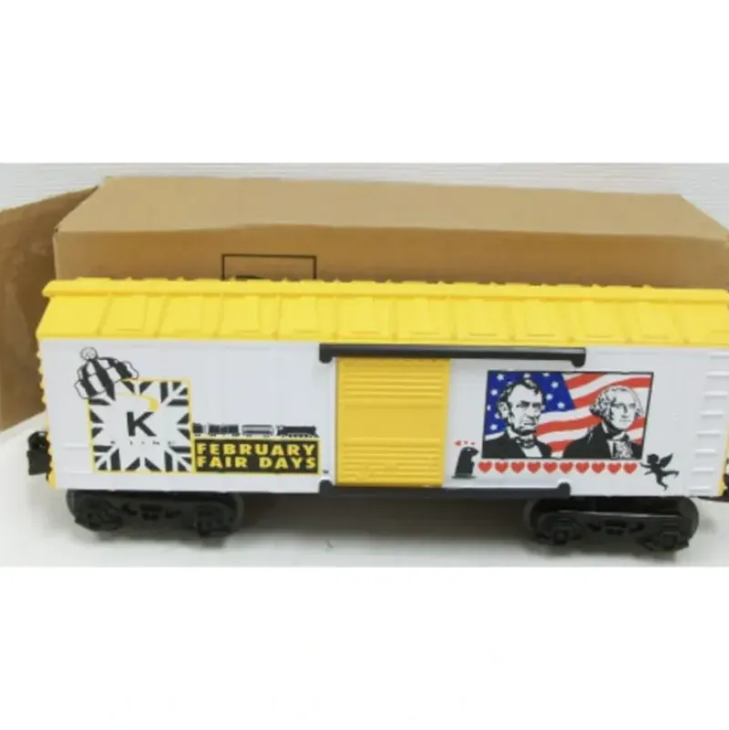 Trains*K-Line K-515801 O Gauge February Fair Days Boxcar MT/Box - Model Train Junction: Quality Parts and Art Supplies