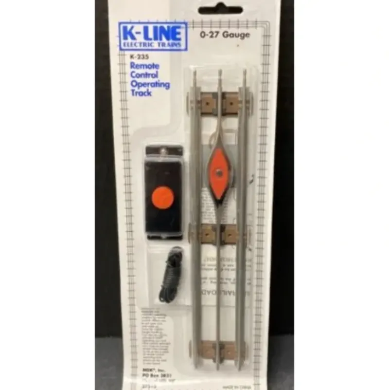 Trains*K-Line K-235 O-27 Gauge 9-1/2" Remote Control Operating Uncoupler Track - Model Train Junction: Quality Parts and Art Supplies