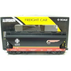 Trains*K-Line K6242-1051 O Gauge Santa Fe Black 2-Bay Hopper #77111 EX/Box - Model Train Junction: Quality Parts and Art Supplies