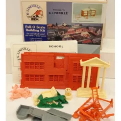 Trains*K-Line K4061 O Scale K-Lineville School & Playground Building Kit - Model Train Junction: Quality Parts and Art Supplies