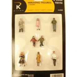 Trains*K-Line K42303 O Walking Figures (Set of 8) - Model Train Junction: Quality Parts and Art Supplies