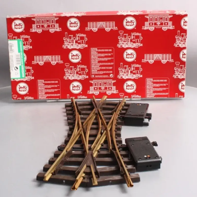 Trains*LGB 12260 G 22.5 Electric Double Slip Switch Turnout - Model Train Junction: Quality Parts and Art Supplies