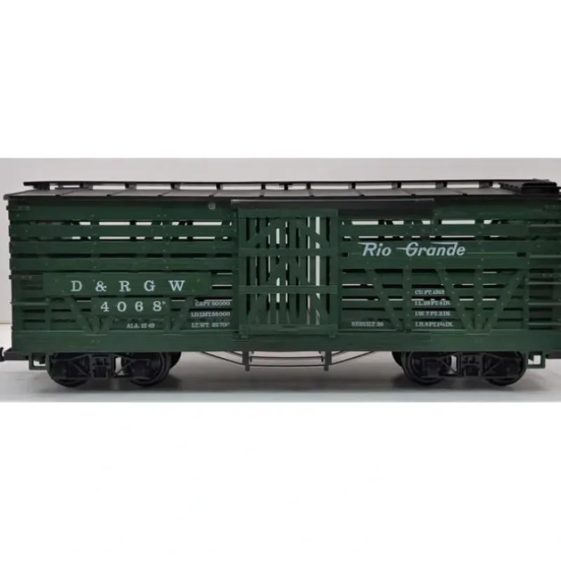Trains*LGB 4068 G Scale Denver & Rio Grande Western Stock Car EX - Model Train Junction: Quality Parts and Art Supplies