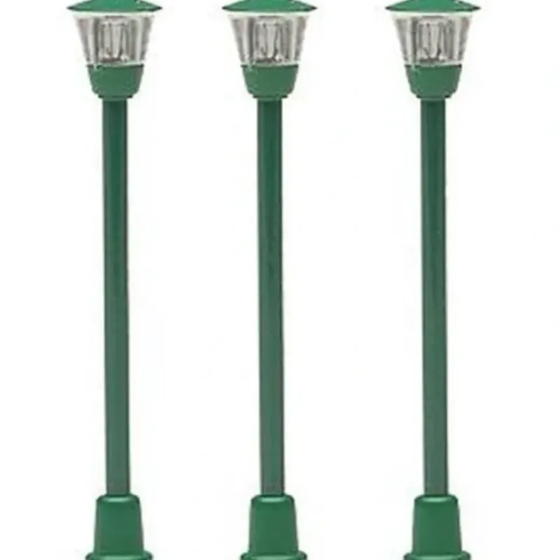 Trains*Life Like 1257 HO Lighted Gas Light Street Lamps (Pack of 3) - Model Train Junction: Quality Parts and Art Supplies